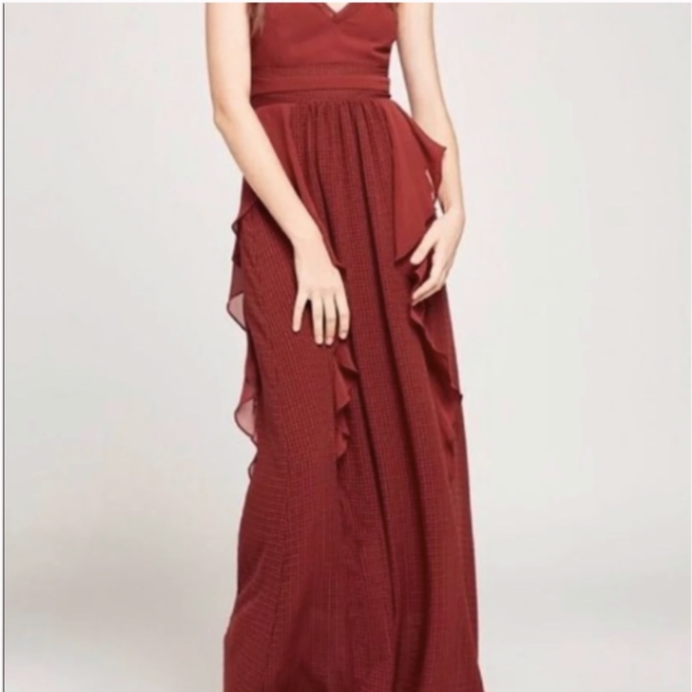 BCBGeneration Ruby Wine Maxi Dress